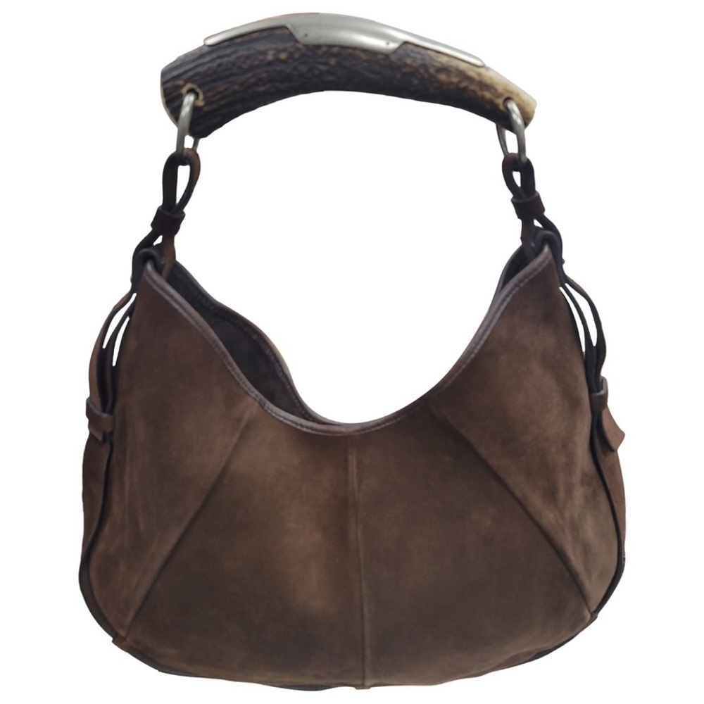 YSL MOMBASA BAG SUEDE BROWN